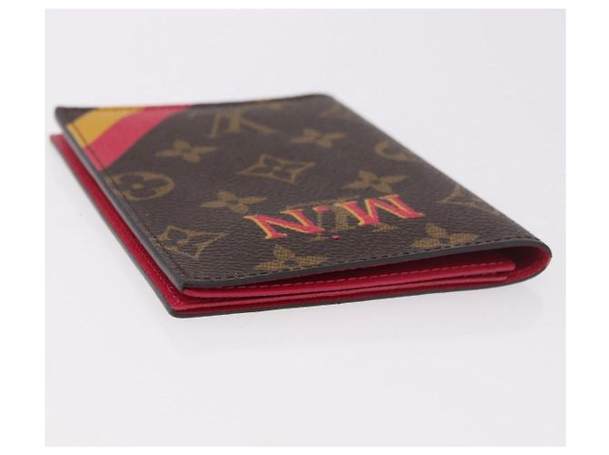 LOUIS VUITTON Monogram Couverture Passpole NM Porta passaporto LV Auth 184684 Monogramma - vista 5