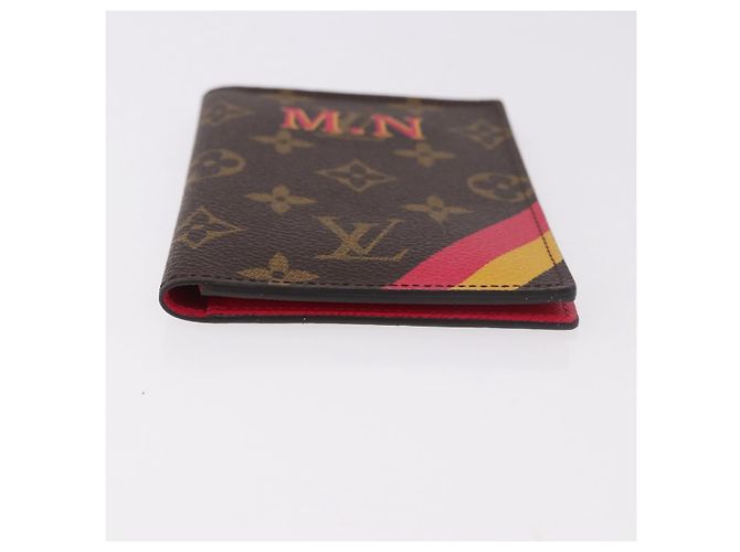 LOUIS VUITTON Monogram Couverture Passpole NM Porta passaporto LV Auth 184684 Monogramma - vista 6
