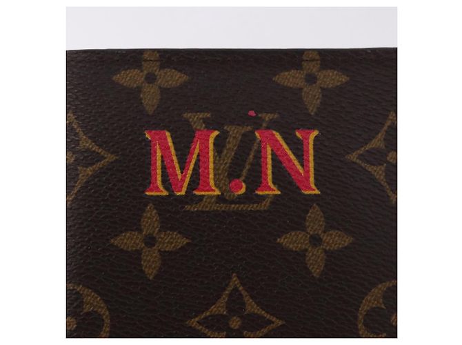 LOUIS VUITTON Monogram Couverture Passpole NM Porta passaporto LV Auth 184684 Monogramma - vista 8