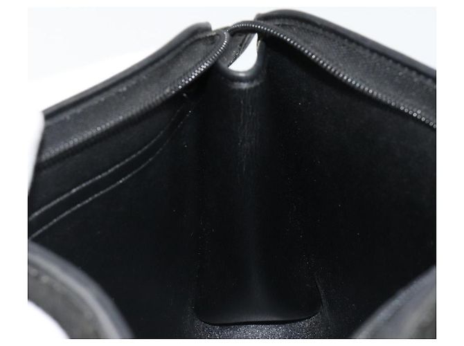Clutch Christian Dior Trotter Canvas Black Gold Auth 185202 Nero D'oro - vista 19