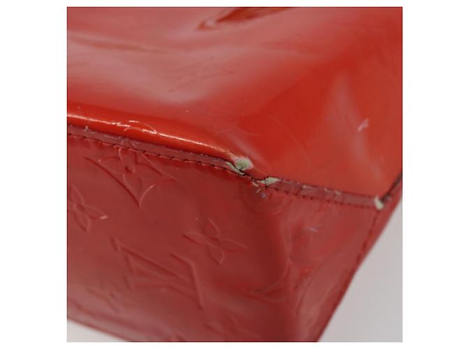 LOUIS VUITTON Borsa Monogram Vernis Reade PM Rosso Rouge M91088 LV Auth ti3945 - vista 15