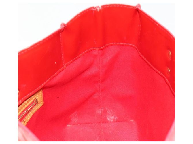 LOUIS VUITTON Borsa Monogram Vernis Reade PM Rosso Rouge M91088 LV Auth ti3945 - vista 21
