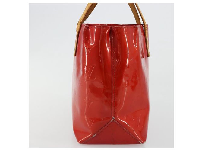 LOUIS VUITTON Borsa Monogram Vernis Reade PM Rosso Rouge M91088 LV Auth ti3945 - vista 4