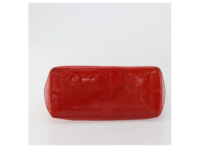 LOUIS VUITTON Borsa Monogram Vernis Reade PM Rosso Rouge M91088 LV Auth ti3945 - vista 5