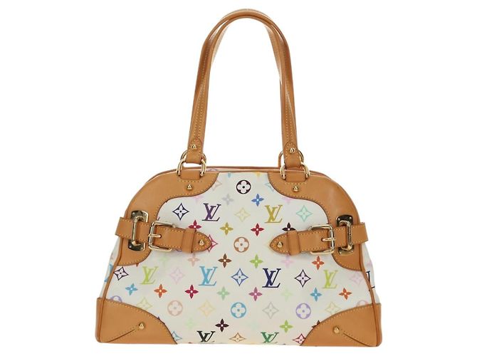 LOUIS VUITTON Borsa Claudia Monogram Multicolor Bianco M40193 Auth BA13291SAV - vista 13