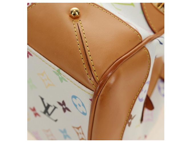 LOUIS VUITTON Borsa Claudia Monogram Multicolor Bianco M40193 Auth BA13291SAV - vista 15