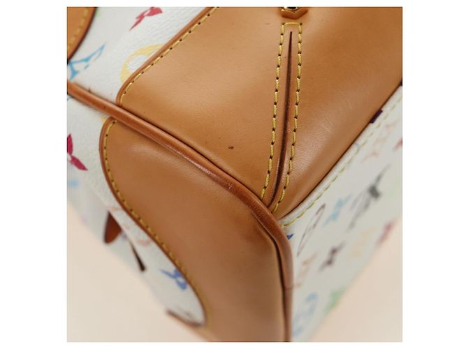 LOUIS VUITTON Borsa Claudia Monogram Multicolor Bianco M40193 Auth BA13291SAV - vista 16