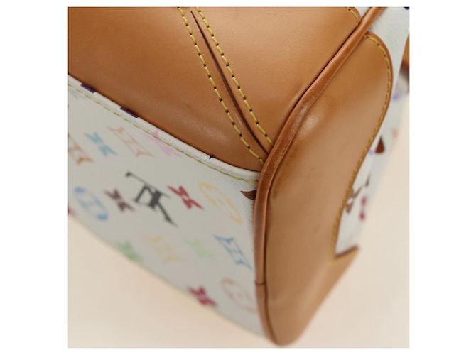 LOUIS VUITTON Borsa Claudia Monogram Multicolor Bianco M40193 Auth BA13291SAV - vista 17