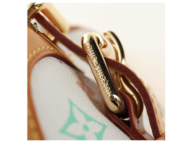 LOUIS VUITTON Borsa Claudia Monogram Multicolor Bianco M40193 Auth BA13291SAV - vista 18