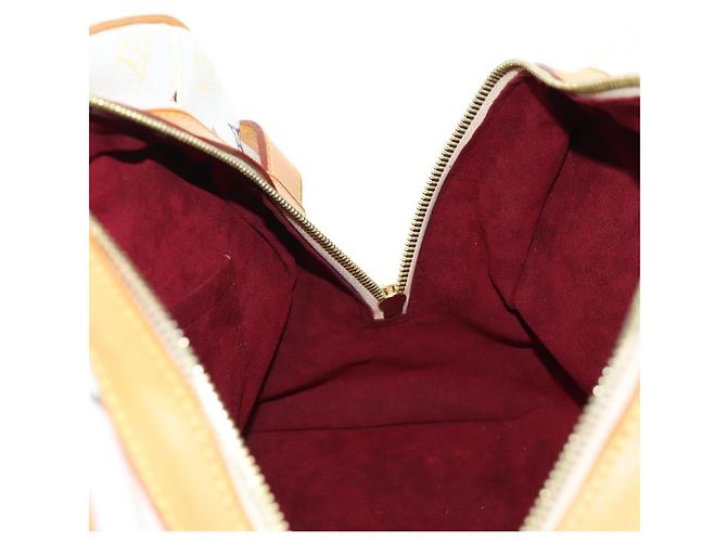 LOUIS VUITTON Borsa Claudia Monogram Multicolor Bianco M40193 Auth BA13291SAV - vista 21