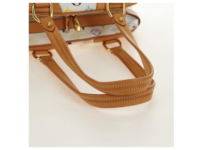 LOUIS VUITTON Borsa Claudia Monogram Multicolor Bianco M40193 Auth BA13291SAV - vista 7