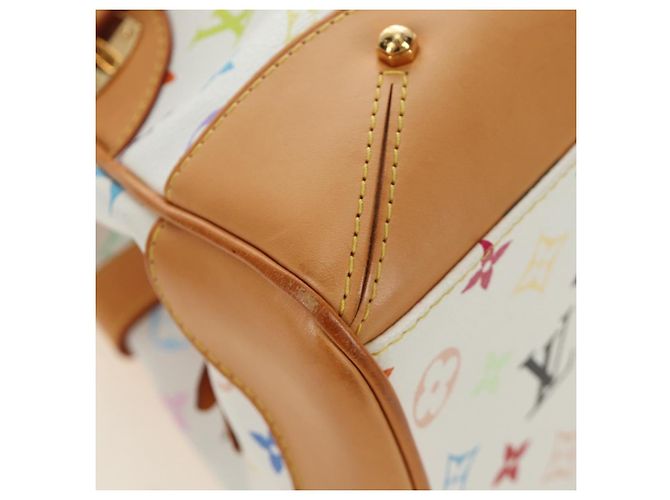 LOUIS VUITTON Borsa Claudia Monogram Multicolor Bianco M40193 Auth BA13291SAV - vista 8