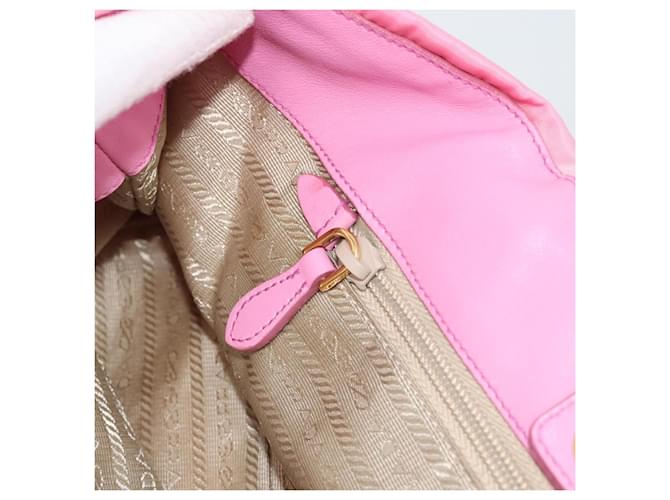 Borsa PRADA Nylon Rosa Oro Auth ka4702A D'oro - vista 22