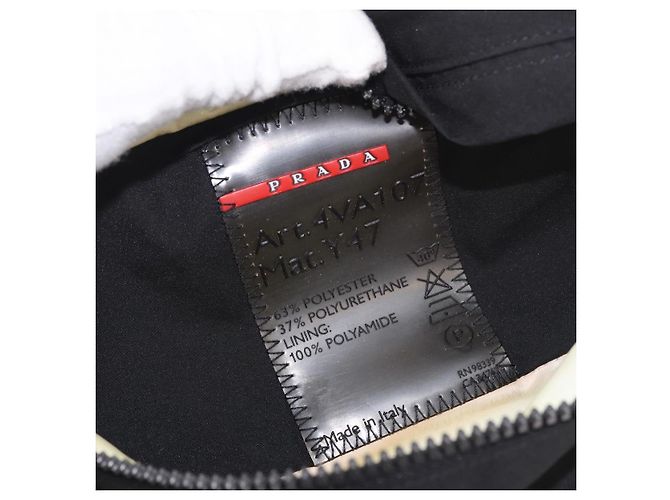 Marsupio PRADA Sports Line Nylon Blu Argento Auth ti3992 - vista 20