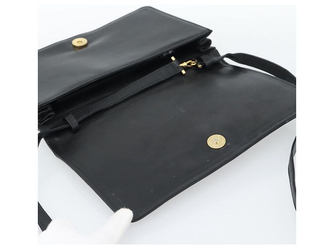 Borsa a Spalla VALENTINO in Pelle Nera e Oro Auth bs35515 Nero D'oro - vista 10