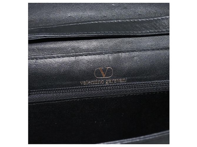 Borsa a Spalla VALENTINO in Pelle Nera e Oro Auth bs35515 Nero D'oro - vista 17