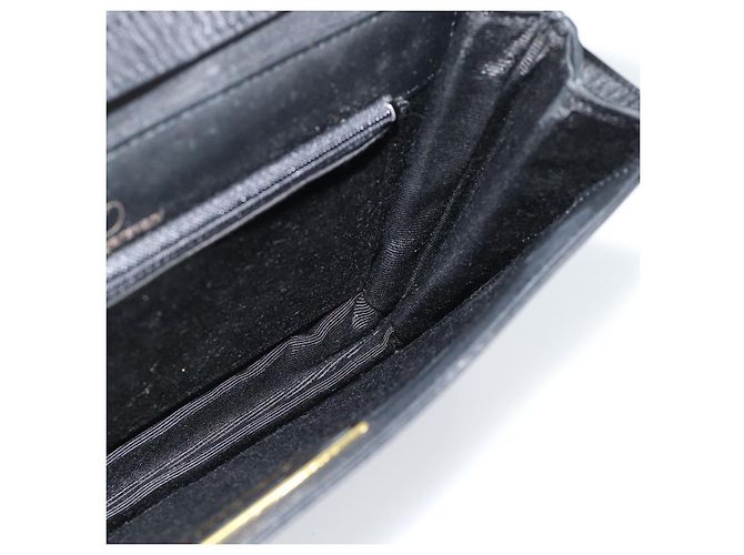 Borsa a Spalla VALENTINO in Pelle Nera e Oro Auth bs35515 Nero D'oro - vista 18