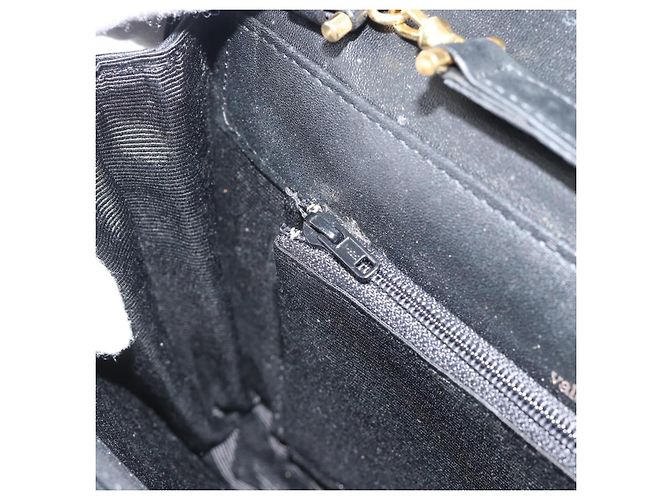 Borsa a Spalla VALENTINO in Pelle Nera e Oro Auth bs35515 Nero D'oro - vista 20