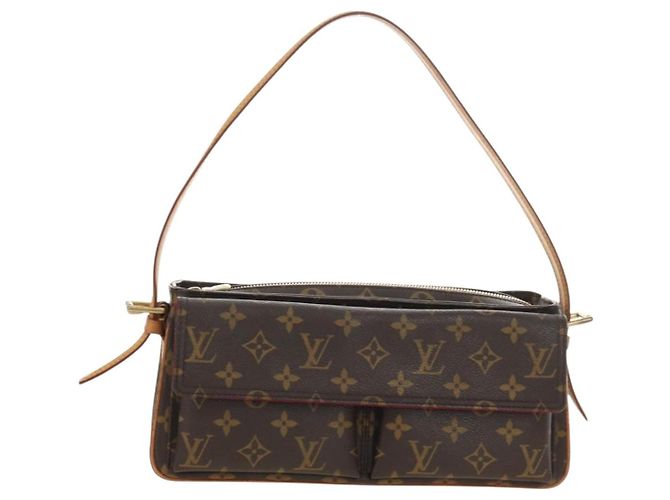 LOUIS VUITTON Bolso de Hombro Monogram Viva Cite MM M51164 LV Auth 185101SAV Monograma - vista 13