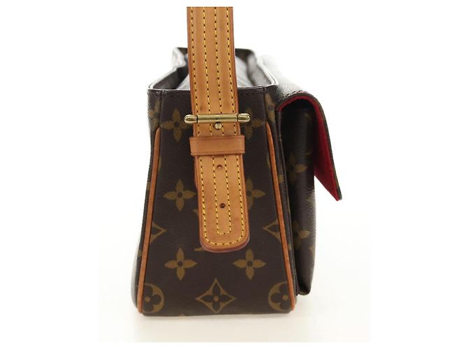 LOUIS VUITTON Bolso de Hombro Monogram Viva Cite MM M51164 LV Auth 185101SAV Monograma - vista 4