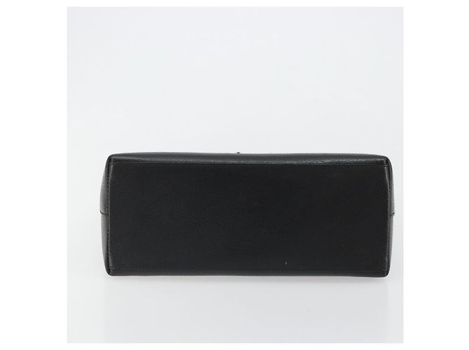 Bolsa de mão GUCCI Bamboo em couro preto e dourado 001 1118 1886 Auth 185153 - vista 5
