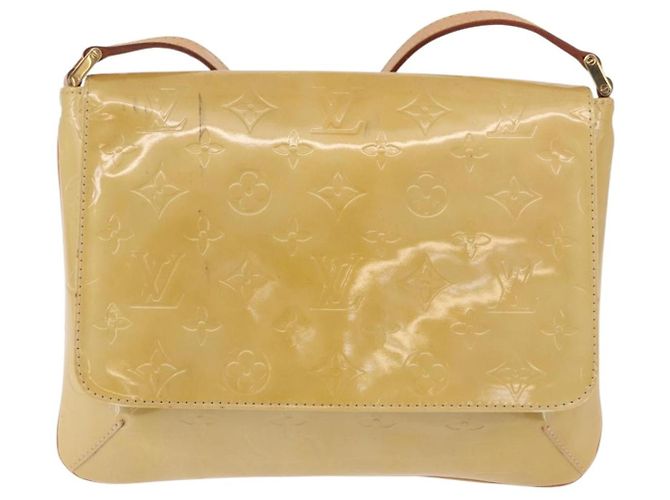 LOUIS VUITTON Monogram Vernis Thompson Street Bag Beige M91301 LV Auth 184873A - vista 13