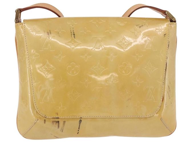 LOUIS VUITTON Monogram Vernis Thompson Street Bag Beige M91301 LV Auth 184873A - vista 2