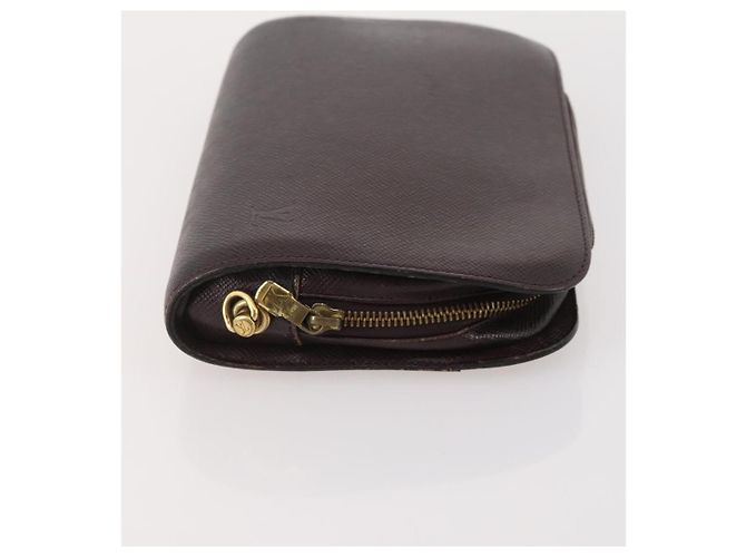 LOUIS VUITTON Taiga Baikal Clutch Bag 2 Set Acajou M30186 LV Auth bs35607 Marrone - vista 11