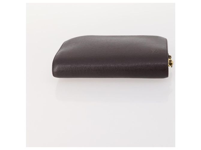 LOUIS VUITTON Taiga Baikal Clutch Bag 2 Set Acajou M30186 LV Auth bs35607 Marrone - vista 13