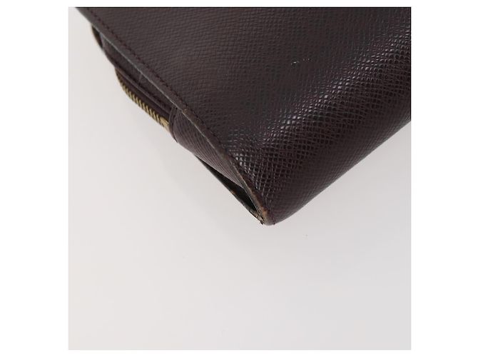 LOUIS VUITTON Taiga Baikal Clutch Bag 2 Set Acajou M30186 LV Auth bs35607 Marrone - vista 14