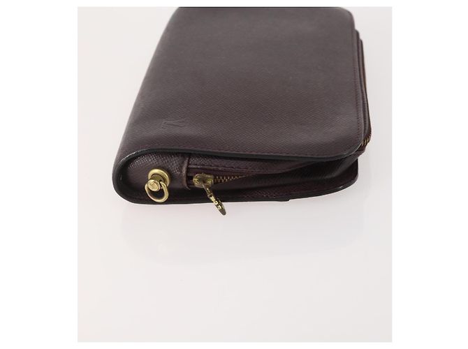LOUIS VUITTON Taiga Baikal Clutch Bag 2 Set Acajou M30186 LV Auth bs35607 Marrone - vista 4