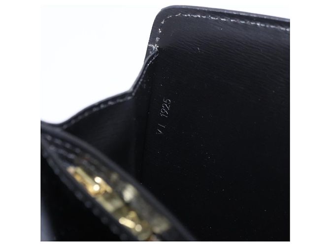 Borsa a Spalla LOUIS VUITTON Epi Capuchin Black M52342 LV Auth ep14847 Nero - vista 12