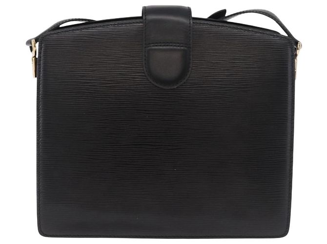 Borsa a Spalla LOUIS VUITTON Epi Capuchin Black M52342 LV Auth ep14847 Nero - vista 2