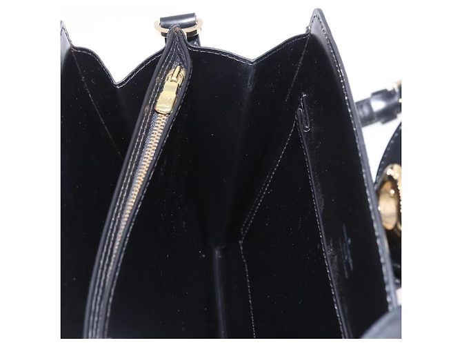 Borsa a Spalla LOUIS VUITTON Epi Capuchin Black M52342 LV Auth ep14847 Nero - vista 20