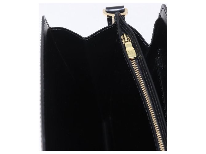 Borsa a Spalla LOUIS VUITTON Epi Capuchin Black M52342 LV Auth ep14847 Nero - vista 22