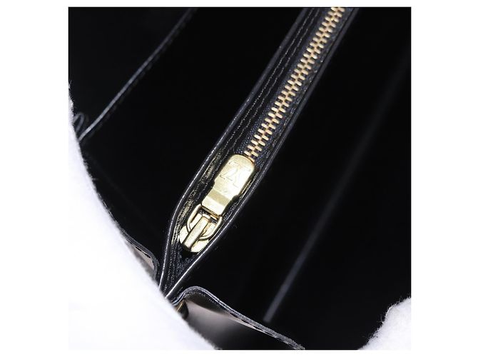 Borsa a Spalla LOUIS VUITTON Epi Capuchin Black M52342 LV Auth ep14847 Nero - vista 25