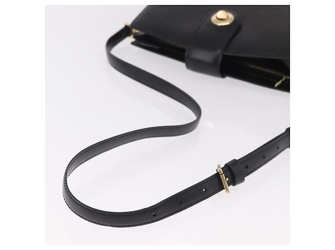 Borsa a Spalla LOUIS VUITTON Epi Capuchin Black M52342 LV Auth ep14847 Nero - vista 7