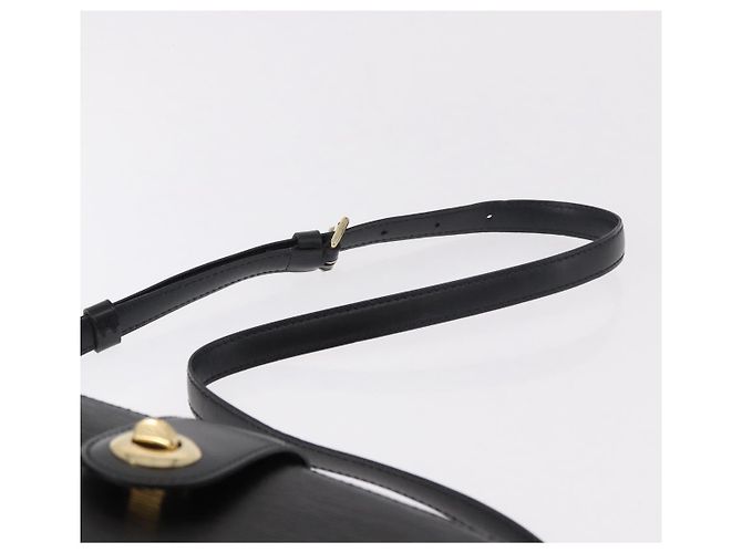 Borsa a Spalla LOUIS VUITTON Epi Capuchin Black M52342 LV Auth ep14847 Nero - vista 8
