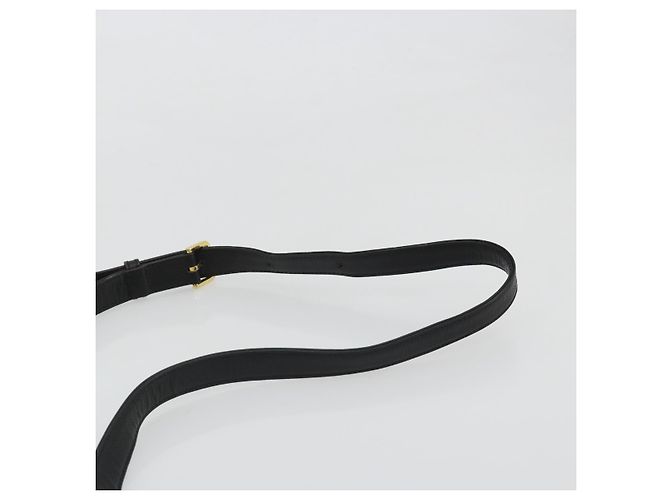 Borsa VALENTINO Borsa a tracolla in pelle nera e oro Auth 185143 Nero D'oro - vista 14
