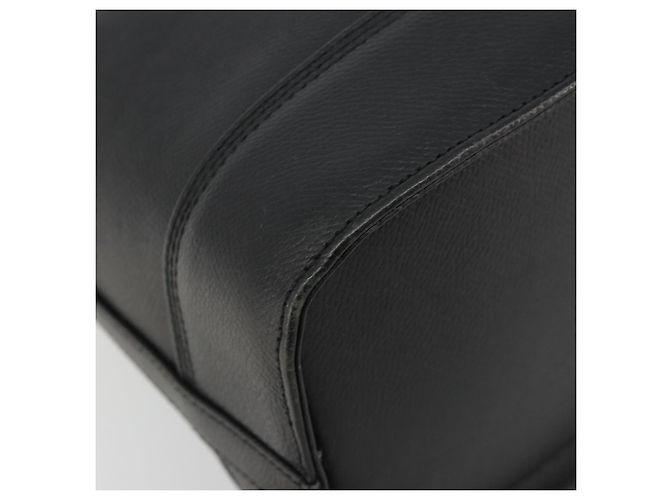 Borsa VALENTINO Borsa a tracolla in pelle nera e oro Auth 185143 Nero D'oro - vista 17