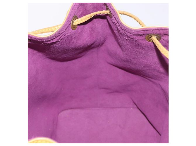 Borsa a Spalla LOUIS VUITTON Epi Petit Noe Giallo M44109 LV Auth 184632 - vista 20