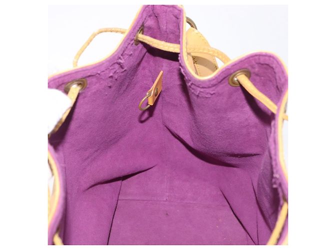 Borsa a Spalla LOUIS VUITTON Epi Petit Noe Giallo M44109 LV Auth 184632 - vista 21