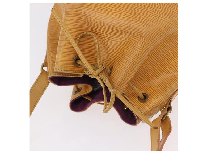 Borsa a Spalla LOUIS VUITTON Epi Petit Noe Giallo M44109 LV Auth 184632 - vista 6