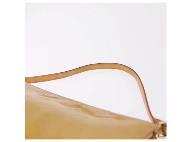 LOUIS VUITTON Monogram Vernis Lexington Pouch Beige M91010 LV Auth 184874 - vista 14