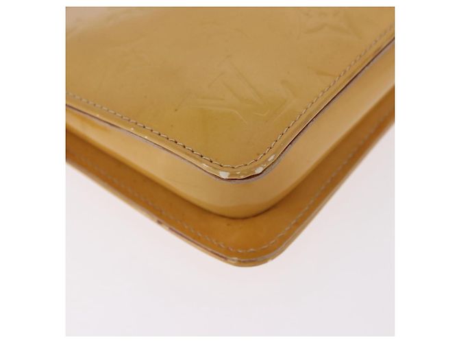 LOUIS VUITTON Monogram Vernis Lexington Pouch Beige M91010 LV Auth 184874 - vista 15