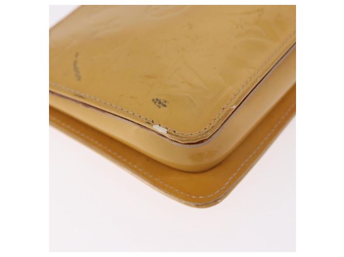 LOUIS VUITTON Monogram Vernis Lexington Pouch Beige M91010 LV Auth 184874 - vista 17