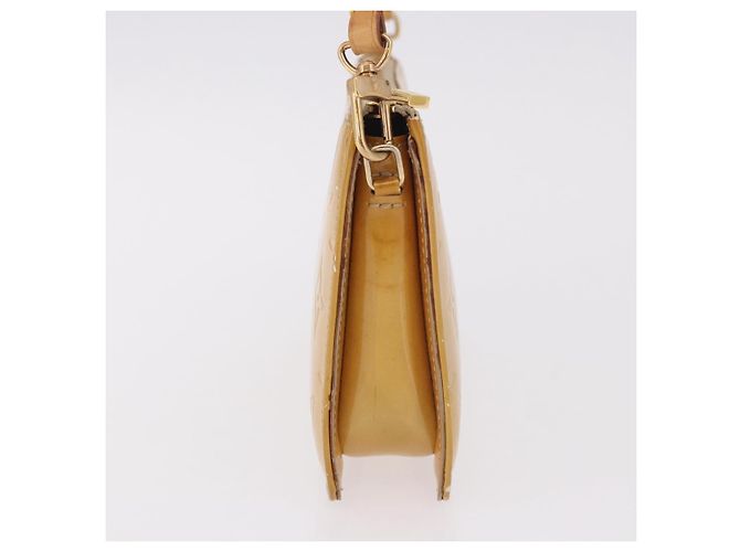 LOUIS VUITTON Monogram Vernis Lexington Pouch Beige M91010 LV Auth 184874 - vista 6