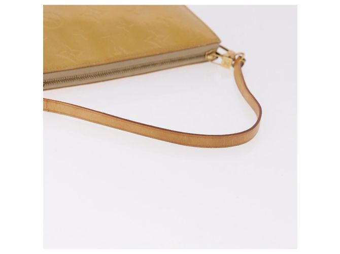 LOUIS VUITTON Monogram Vernis Lexington Pouch Beige M91010 LV Auth 184874 - vista 9
