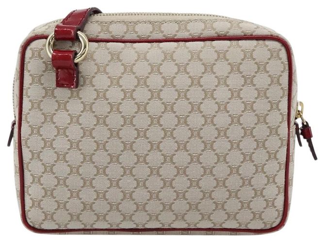 Céline Borsa a Spalla CELINE Macadam Canvas Beige Oro Aut 184882V D'oro - vista 2