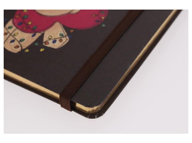 LOUIS VUITTON Monogram Vivienne Notebook MM Jane & Sticker GI1485 Auth 184901M Marron Monogramme - vue 14